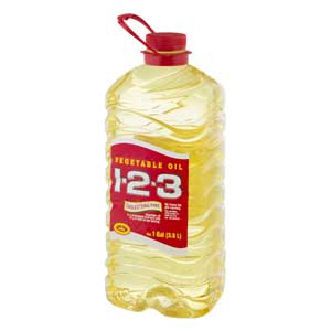 1-2-3 Vegetable Oil Tray (1gal)