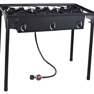 Alpine Cuisine 3 Burner Cast Iron