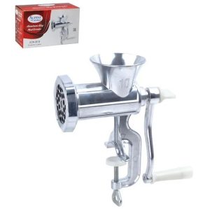 Alpine Cuisine Meat Grinder Aluminum 7.5x11in