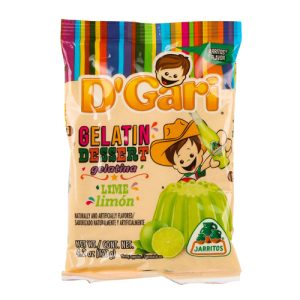 D'Gari Gelatin Jarritos Lime 4.2oz