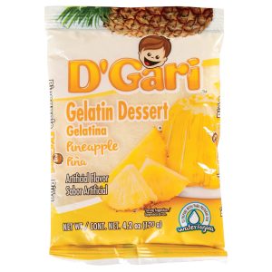 D'Gari Gelatin Pineapple/Pina 4.2oz
