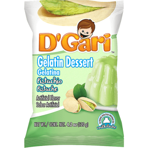 D'Gari Gelatin Pistachio 4.2oz