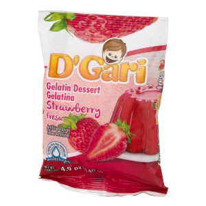 D'Gari Gelatin Strawberry Water 4.2oz