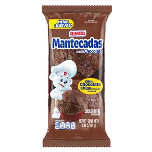 Bimbo Mantecadas Chocolate Single Serve - Chocolate Muffins (3.35oz)