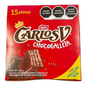 Carlos V Choco Galleta 225g