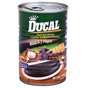 Ducal Refried Beans Black
