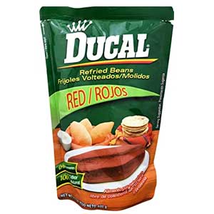 Ducal Refried Beans Red Pouch (14oz)