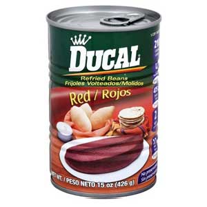 Ducal Refried Beans Red