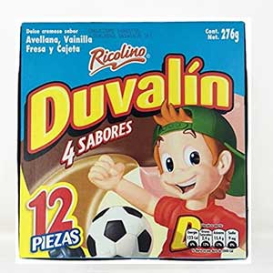Duvalin Avellana Vainilla Fresa Y Cajeta (270g)