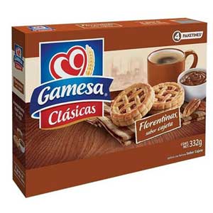 Gamesa Florentinas Cajeta (332g)