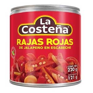 La Costena Rajas Rojas