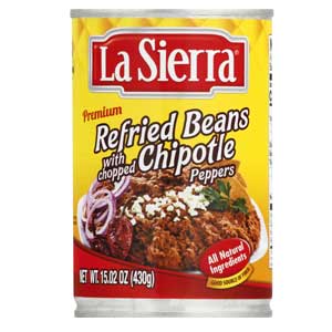 La Sierra Refried Beans w/Chipotle (15.2oz)