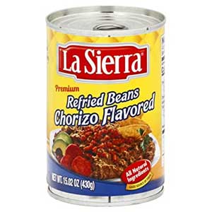 La Sierra Refried Beans w/Chorizo (15.2oz)
