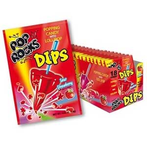 Pop Rocks Sour Strawberry Dips (18ct)