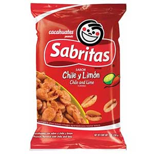 Sabritas Cacahuates Chile and Limon
